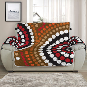 Australian Aboriginal Dot Print Half Sofa Protector