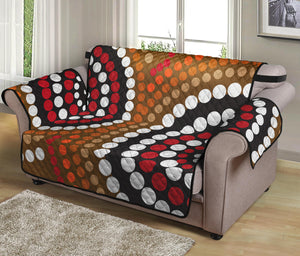 Australian Aboriginal Dot Print Loveseat Protector