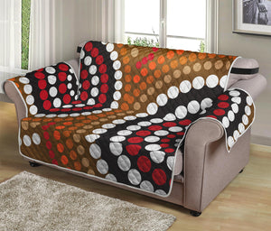 Australian Aboriginal Dot Print Loveseat Protector