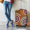 Australian Aboriginal Dot Print Luggage Cover