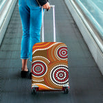 Australian Aboriginal Dot Print Luggage Cover