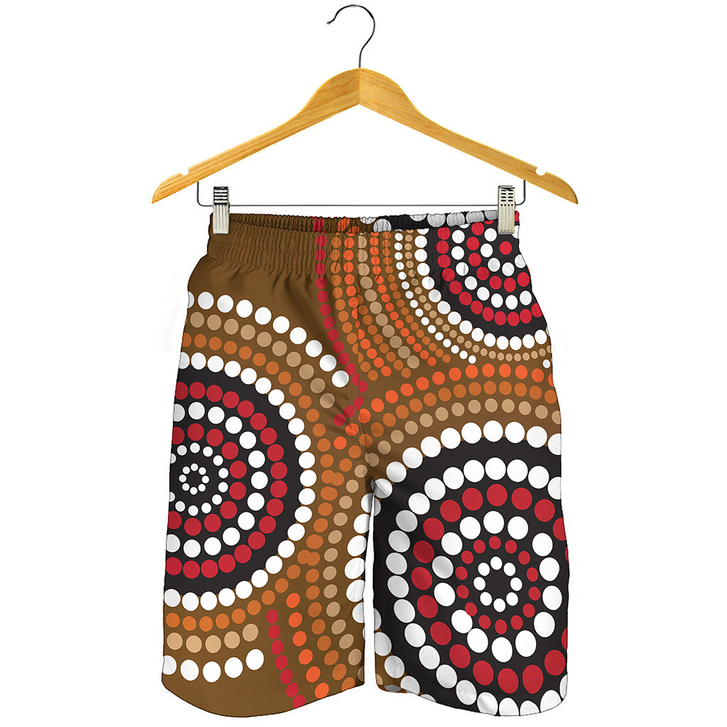 Australian Aboriginal Dot Print Men's Shorts