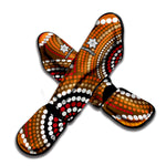 Australian Aboriginal Dot Print Muay Thai Shin Guard