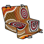 Australian Aboriginal Dot Print Pet Car Back Seat Cover