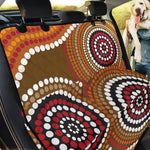 Australian Aboriginal Dot Print Pet Car Back Seat Cover