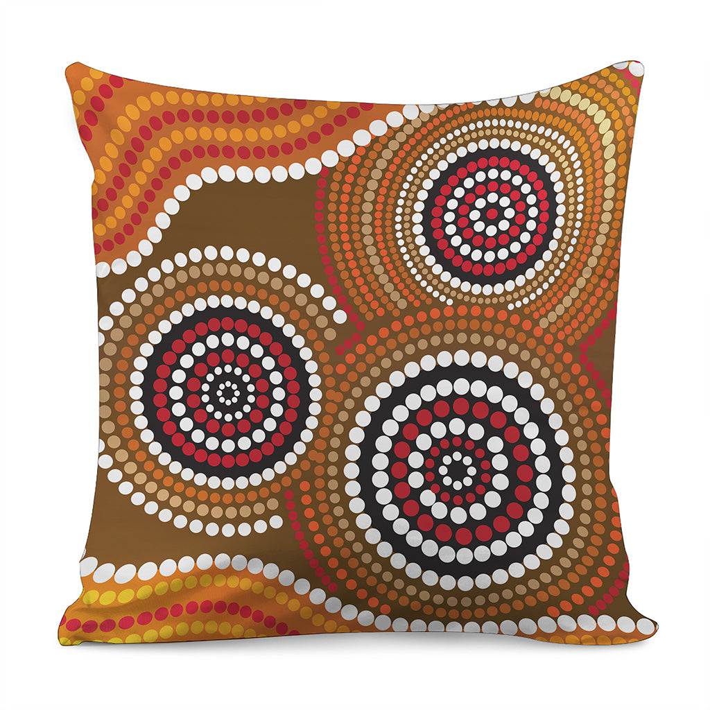 Australian Aboriginal Dot Print Pillow Cover
