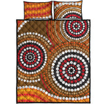 Australian Aboriginal Dot Print Quilt Bed Set