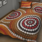 Australian Aboriginal Dot Print Quilt Bed Set