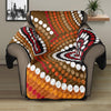 Australian Aboriginal Dot Print Recliner Protector