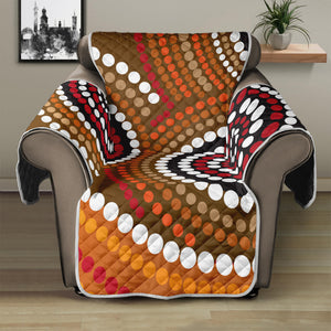 Australian Aboriginal Dot Print Recliner Protector