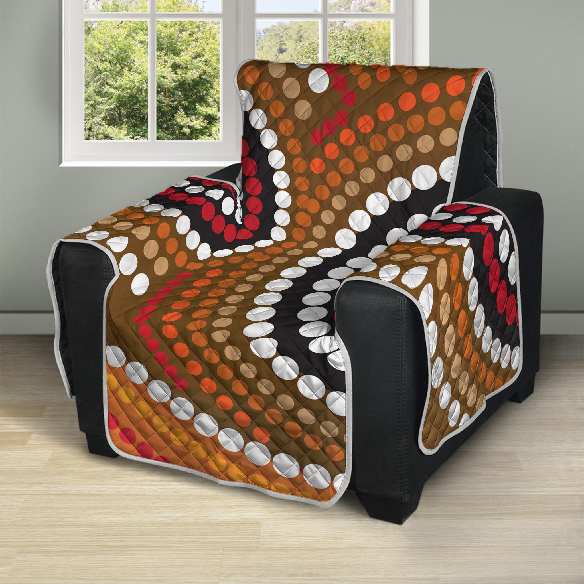 Australian Aboriginal Dot Print Recliner Protector