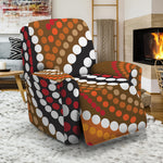 Australian Aboriginal Dot Print Recliner Slipcover