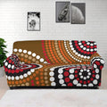 Australian Aboriginal Dot Print Sofa Cover