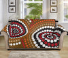 Australian Aboriginal Dot Print Sofa Protector