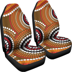 Australian Aboriginal Dot Print Universal Fit Car Seat Covers