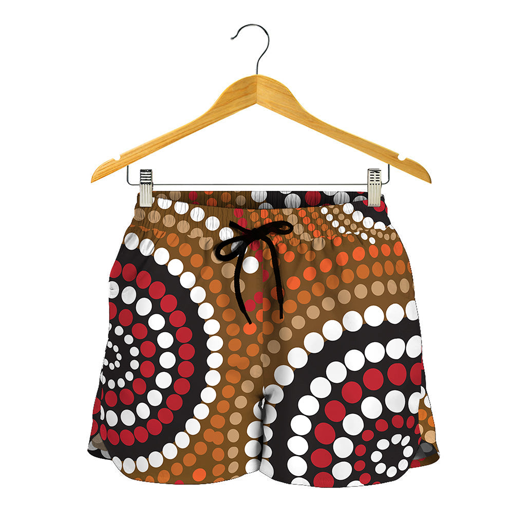 Australian Aboriginal Dot Print Women's Shorts