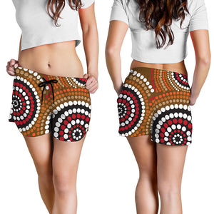 Australian Aboriginal Dot Print Women's Shorts