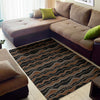 Australian Aboriginal Indigenous Print Area Rug