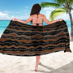 Australian Aboriginal Indigenous Print Beach Sarong Wrap