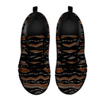 Australian Aboriginal Indigenous Print Black Sneakers