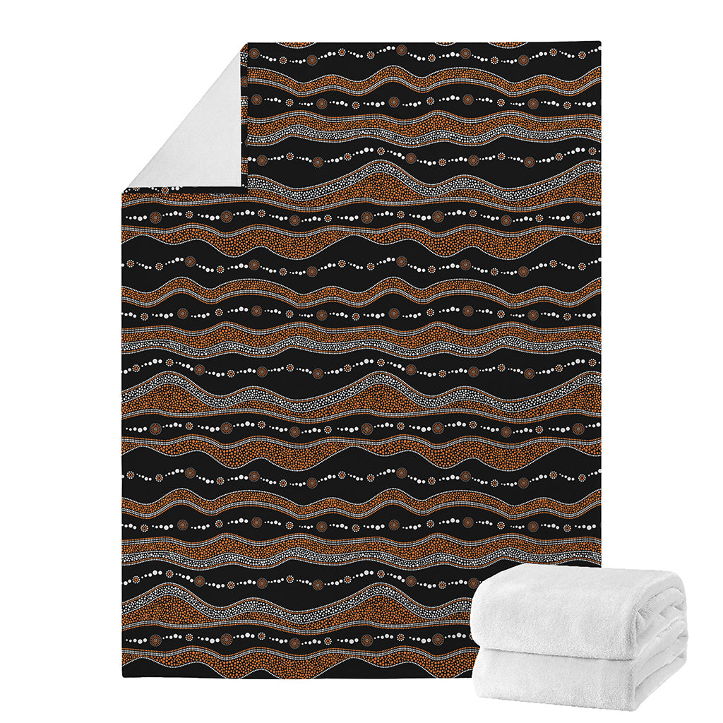 Australian Aboriginal Indigenous Print Blanket