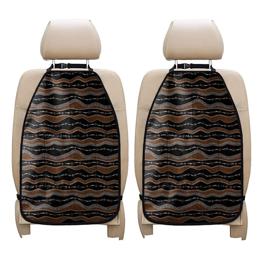 Australian Aboriginal Indigenous Print Car Seat Organizers