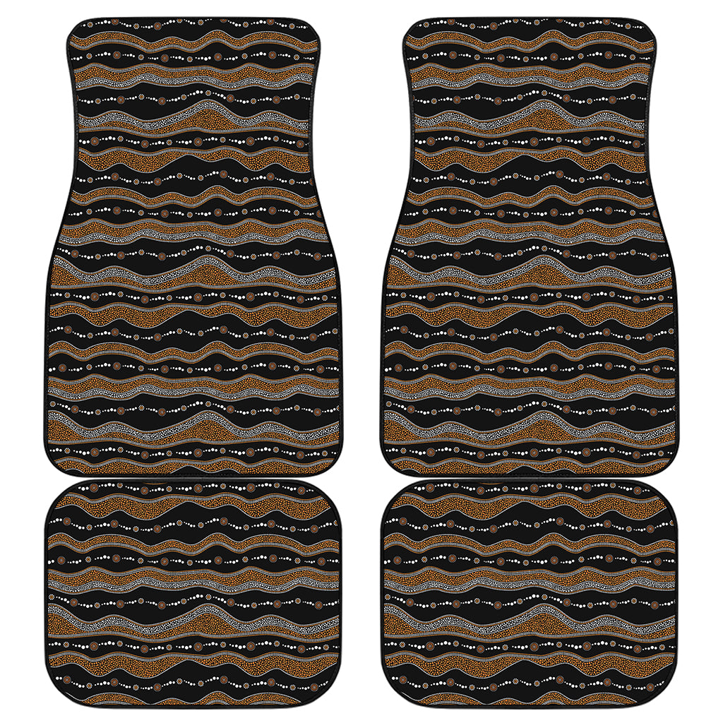 Australian Aboriginal Indigenous Print Front and Back Car Floor Mats