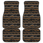 Australian Aboriginal Indigenous Print Front and Back Car Floor Mats