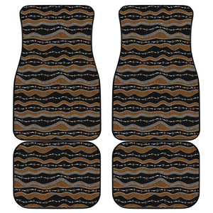 Australian Aboriginal Indigenous Print Front and Back Car Floor Mats