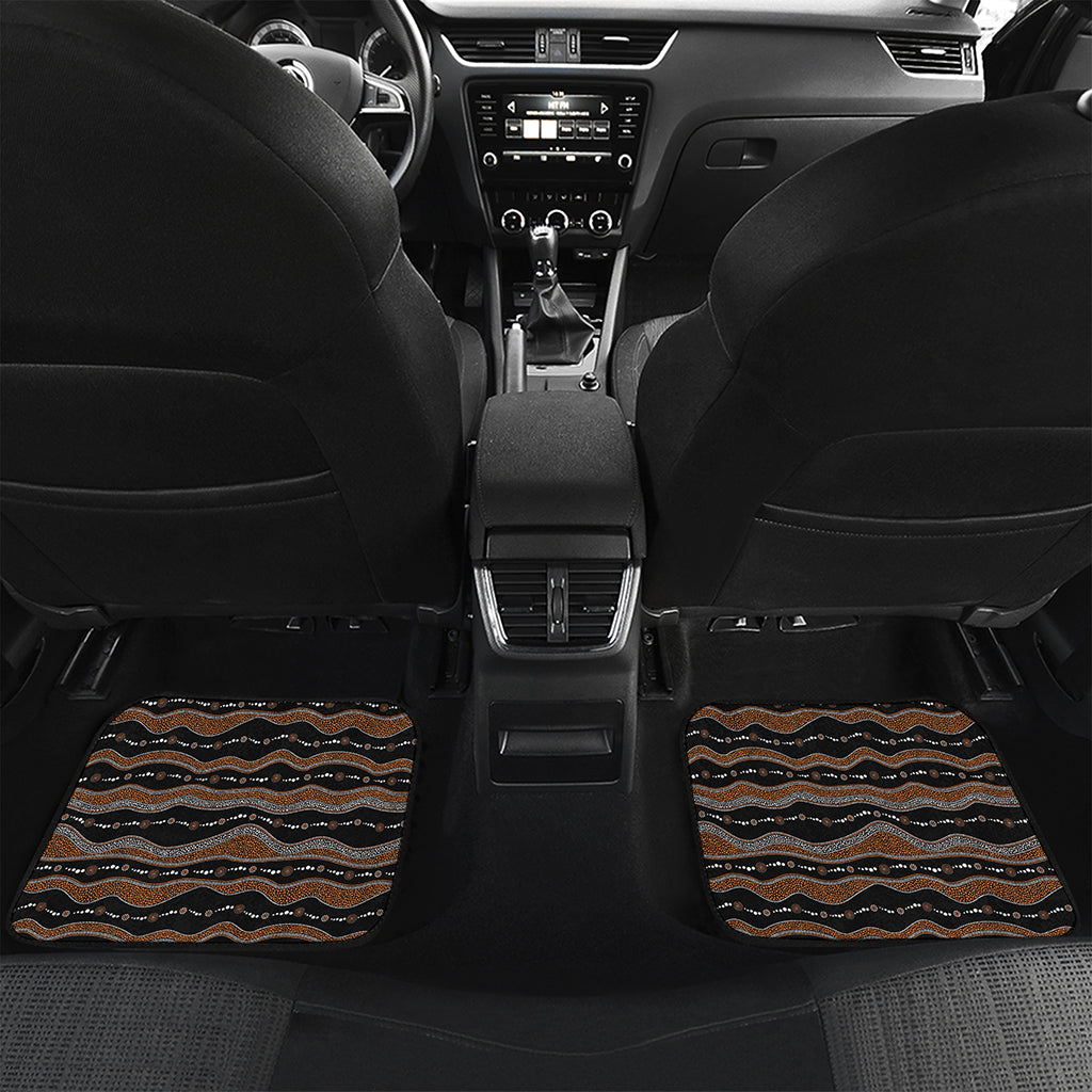 Australian Aboriginal Indigenous Print Front and Back Car Floor Mats