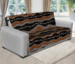 Australian Aboriginal Indigenous Print Futon Protector