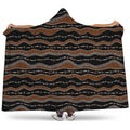 Australian Aboriginal Indigenous Print Hooded Blanket