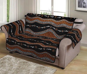 Australian Aboriginal Indigenous Print Loveseat Protector