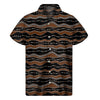 Australian Aboriginal Indigenous Print Men's Short Sleeve Shirt