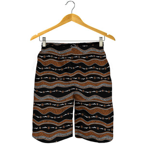 Australian Aboriginal Indigenous Print Men's Shorts