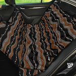 Australian Aboriginal Indigenous Print Pet Car Back Seat Cover