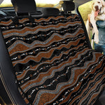 Australian Aboriginal Indigenous Print Pet Car Back Seat Cover