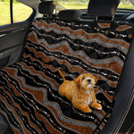 Australian Aboriginal Indigenous Print Pet Car Back Seat Cover