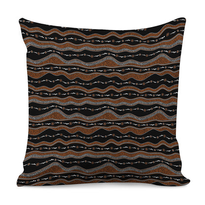 Australian Aboriginal Indigenous Print Pillow Cover