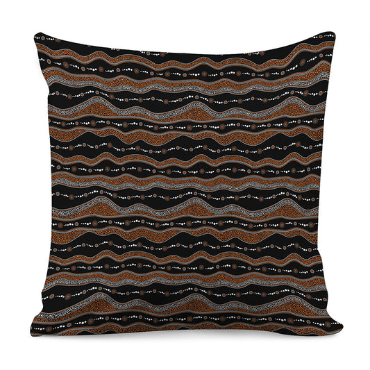Australian Aboriginal Indigenous Print Pillow Cover