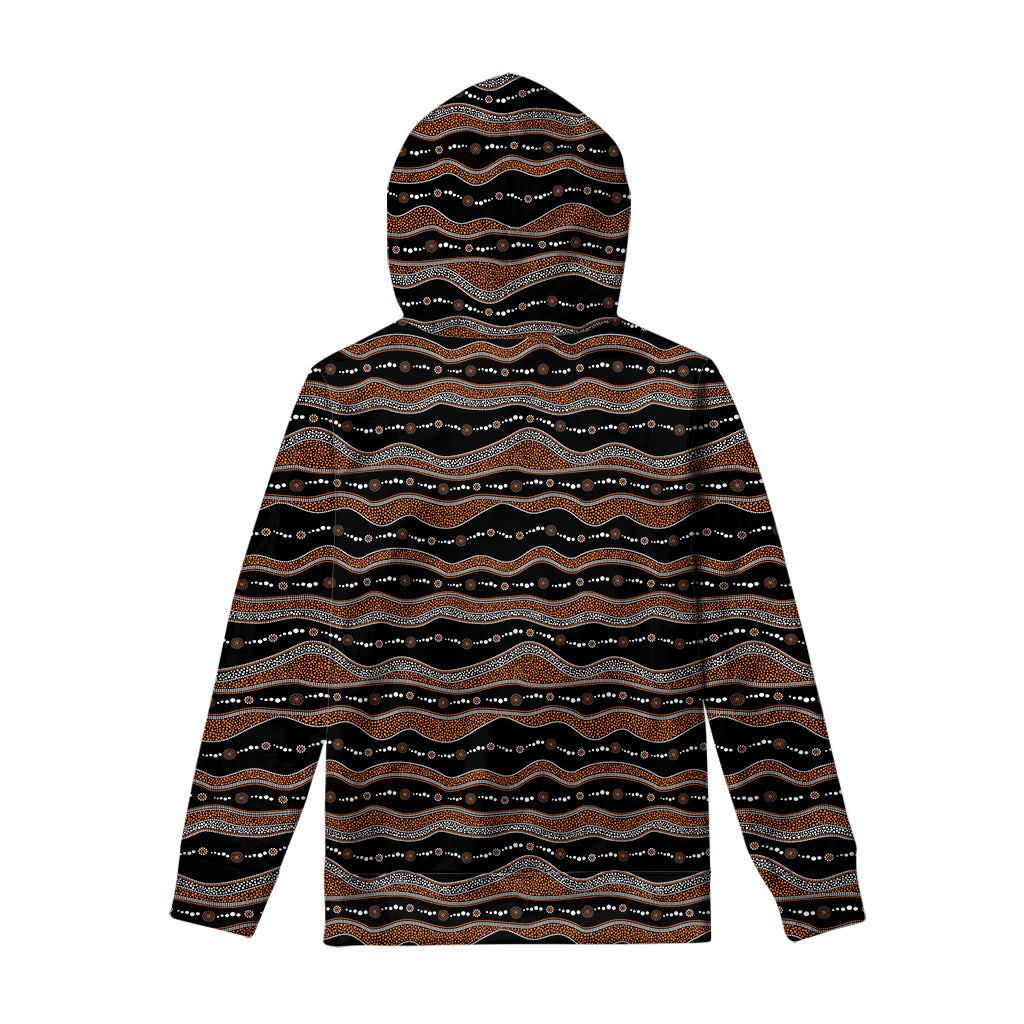 Australian Aboriginal Indigenous Print Pullover Hoodie