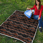 Australian Aboriginal Indigenous Print Quilt