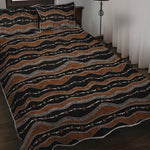 Australian Aboriginal Indigenous Print Quilt Bed Set