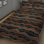 Australian Aboriginal Indigenous Print Quilt Bed Set