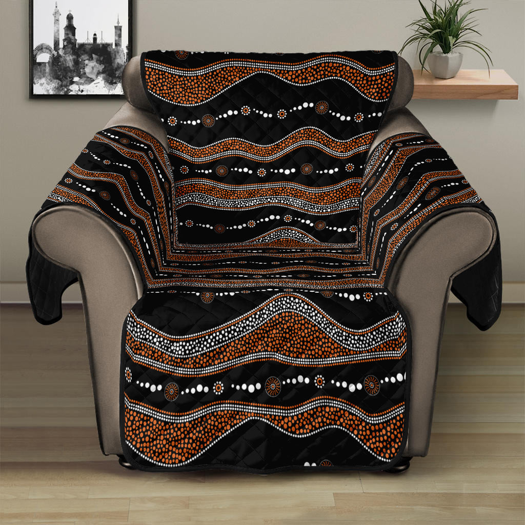 Australian Aboriginal Indigenous Print Recliner Protector