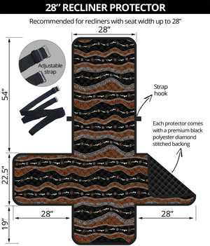 Australian Aboriginal Indigenous Print Recliner Protector