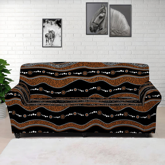 Australian Aboriginal Indigenous Print Sofa Cover