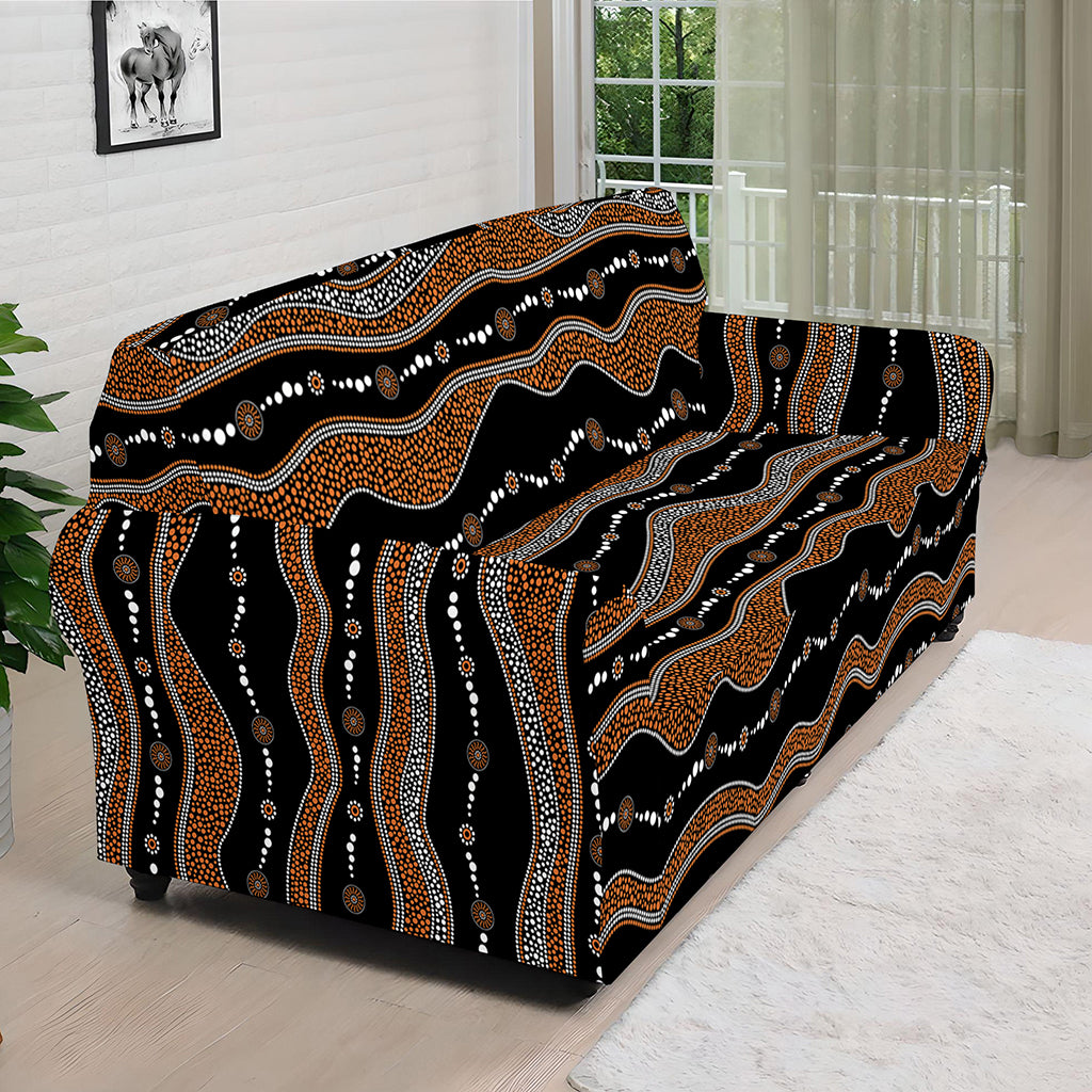 Australian Aboriginal Indigenous Print Sofa Cover