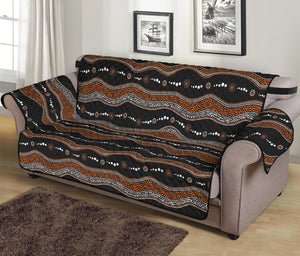 Australian Aboriginal Indigenous Print Sofa Protector