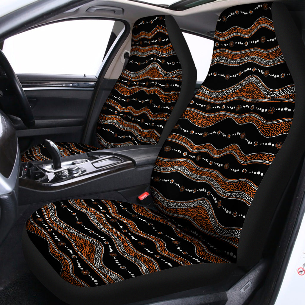 Australian Aboriginal Indigenous Print Universal Fit Car Seat Covers